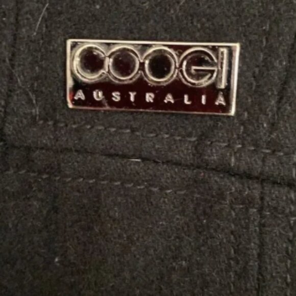 Coogi Bomber Coat Jacket Size XL Black Wool Blend Insulated Full Zip Mock Neck - Picture 4 of 6